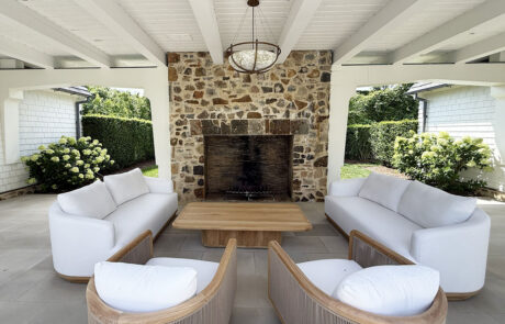 70 Matthews – outdoor fireplace